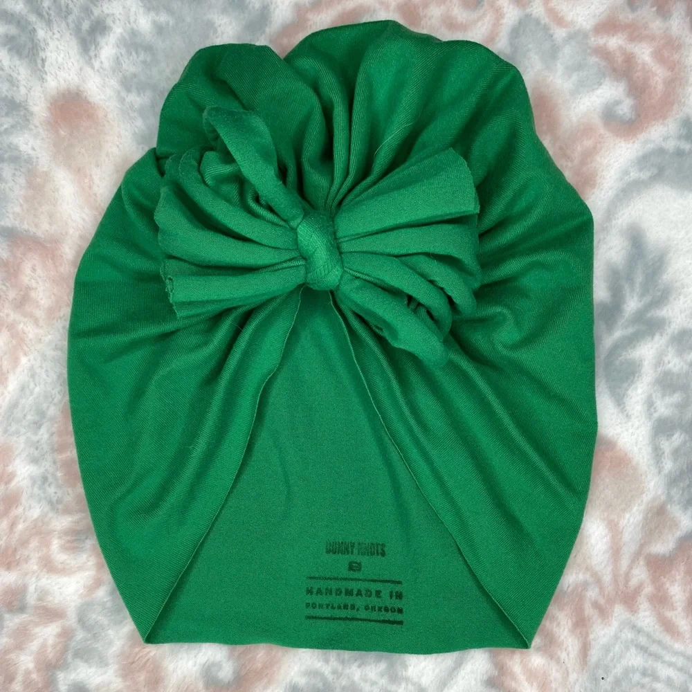 Green Kids Turban Hat
